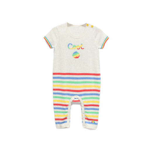 PLAYSUIT - BABY - RAINBOW COMBO - CADDEN