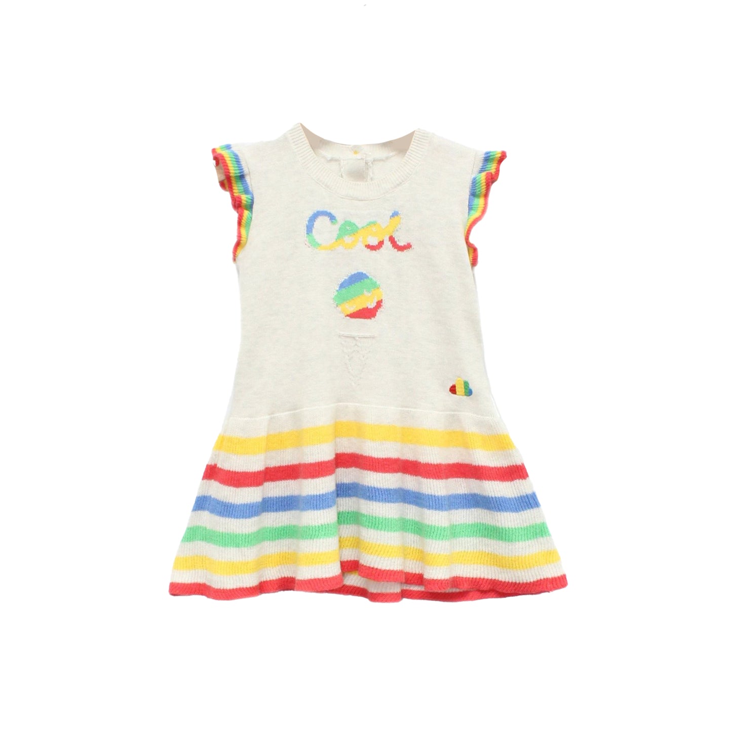 DRESS - BABY/KIDS - RAINBOW COMBO - CADDY