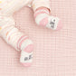 BOOTIE SOCKS - BABY - PINK - HAPPY