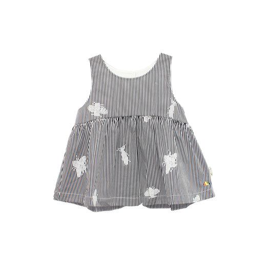 TOP - KIDS - NAVY STRIPE - PAULA