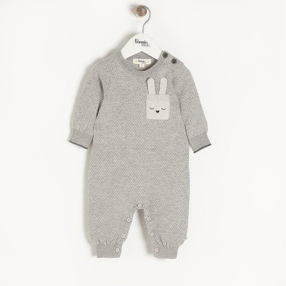 PLAYSUIT - BABY - 3 COLOR (BLUE/GREY/PNIK) - ACORN