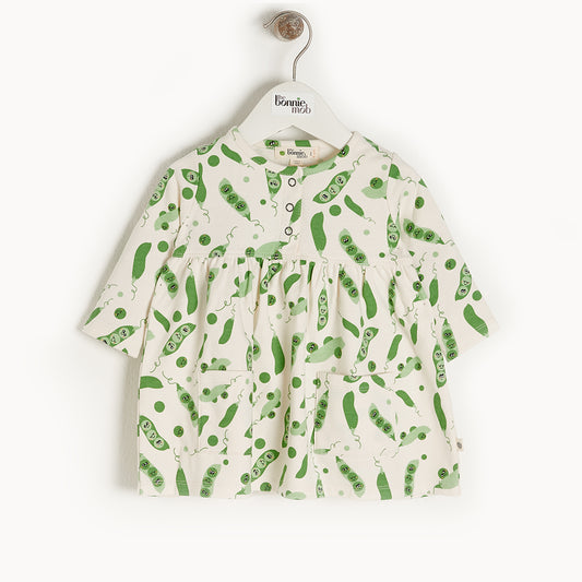 DRESS - BABY - PEA PRINT - CORIN